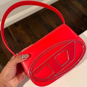 Diesel Red Shoulder Bag